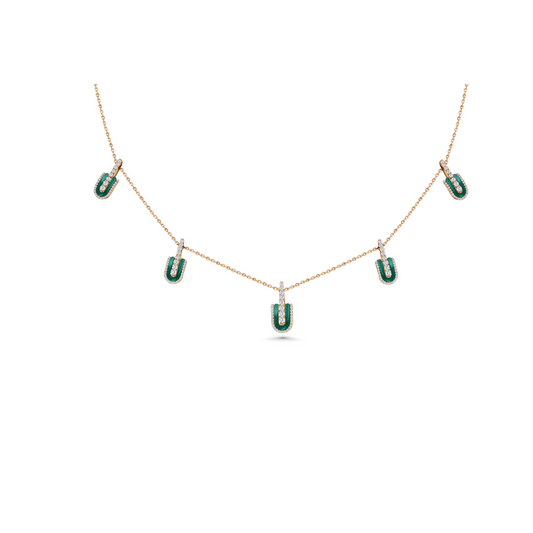 U Stacked Necklace