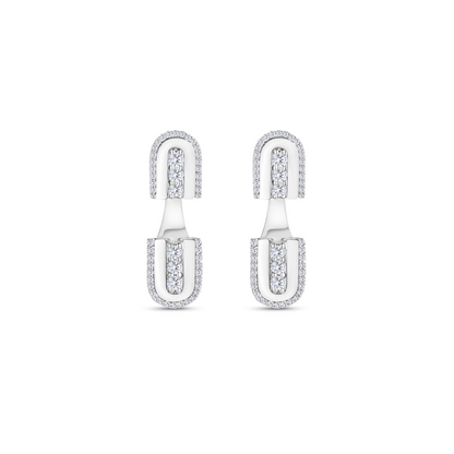 U Floating Studs Earrings