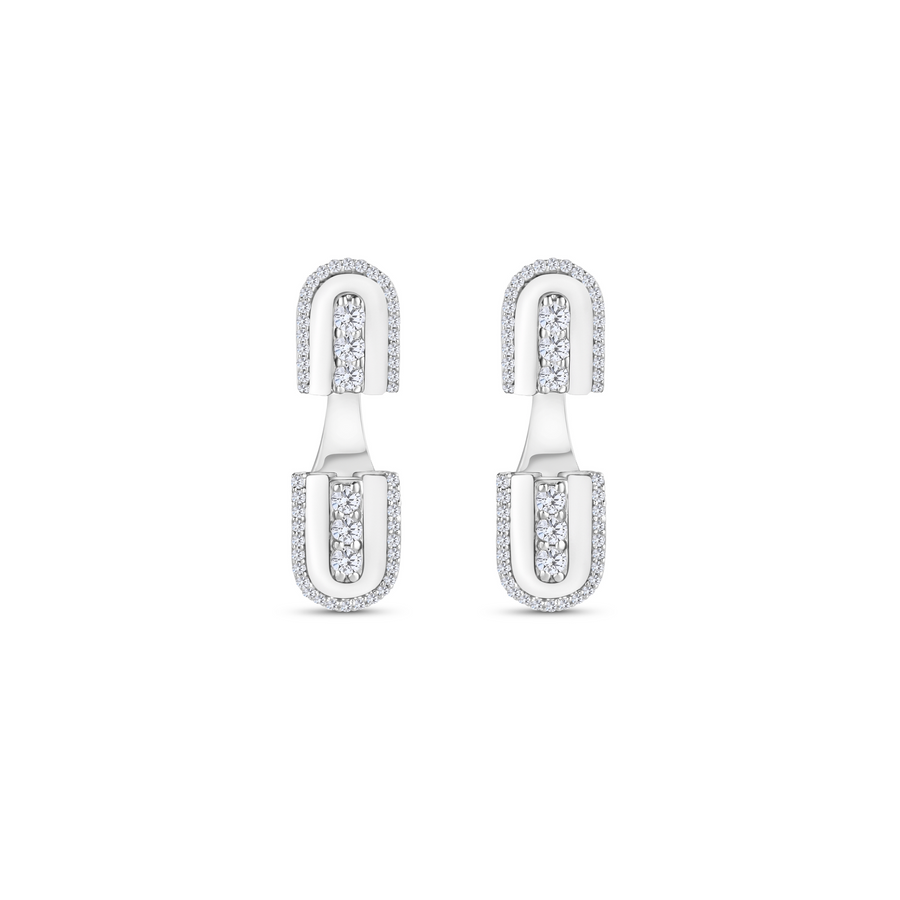 U Floating Studs Earrings