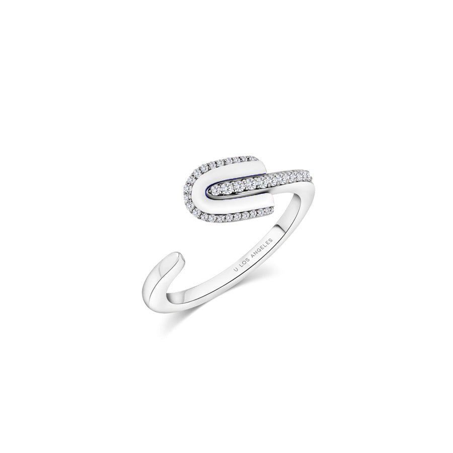 U Solo Twisted Half Ring