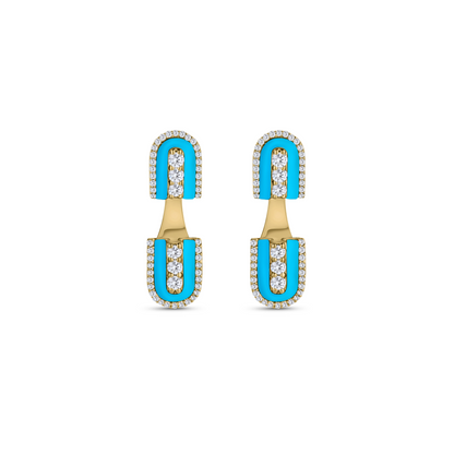 U Floating Studs Earrings