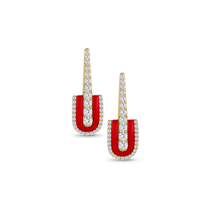 U Drop Earrings