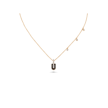 U Solo Necklace With Charms