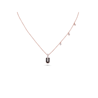U Solo Necklace With Charms