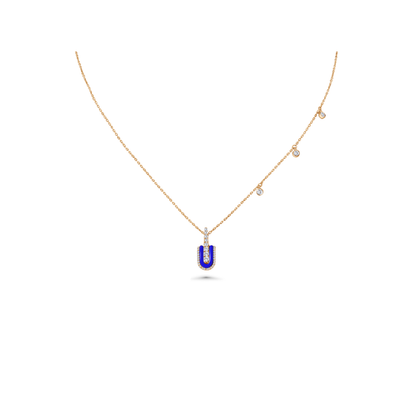 U Solo Necklace With Charms