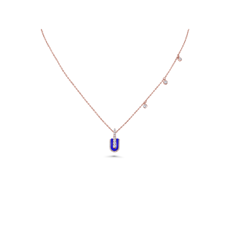 U Solo Necklace With Charms