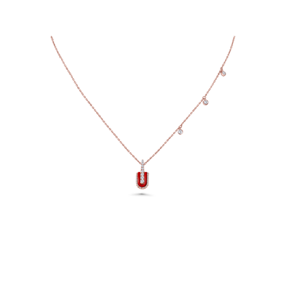 U Solo Necklace With Charms