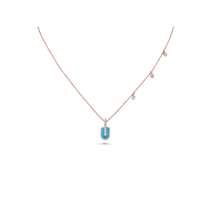 U Solo Necklace With Charms