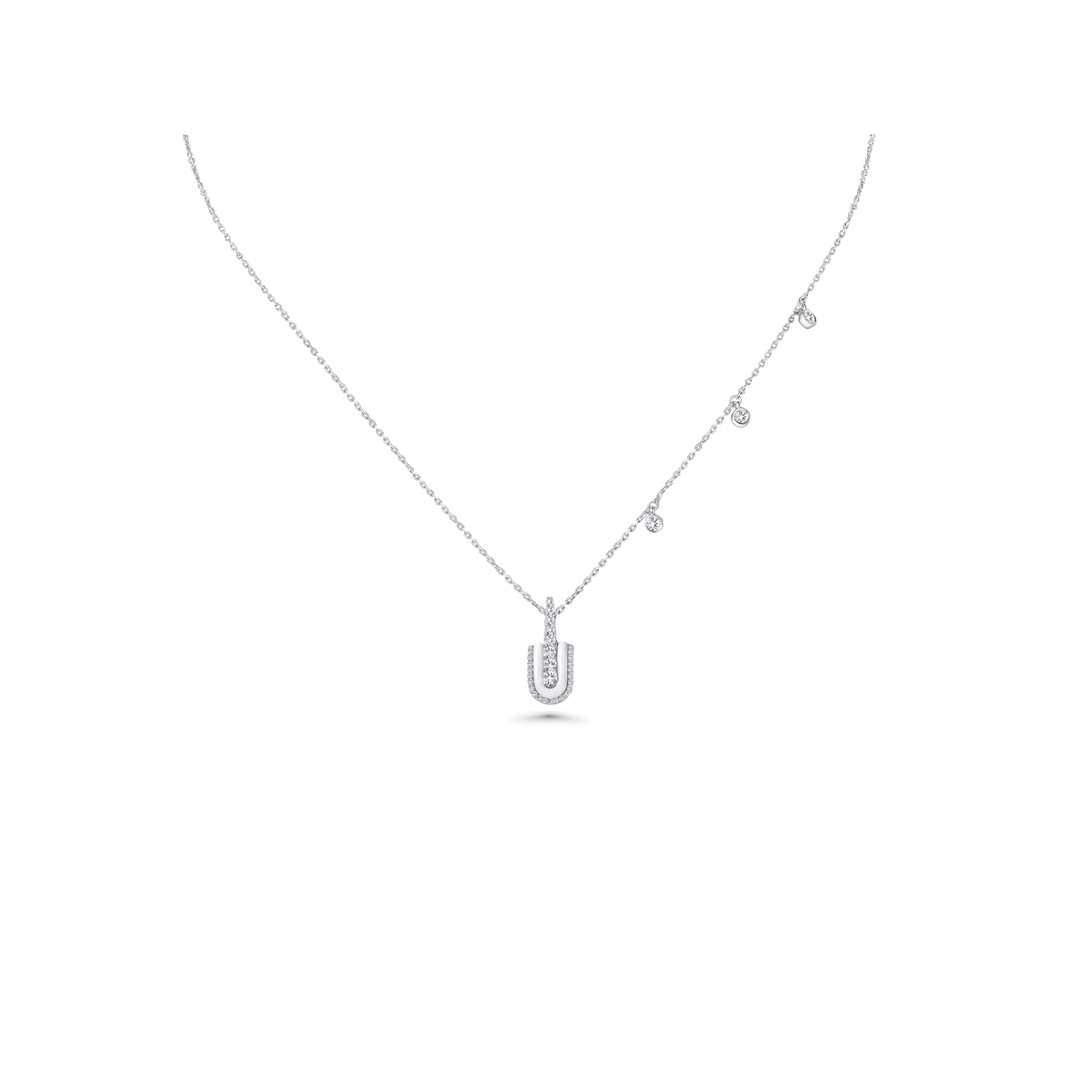 U Solo Necklace With Charms