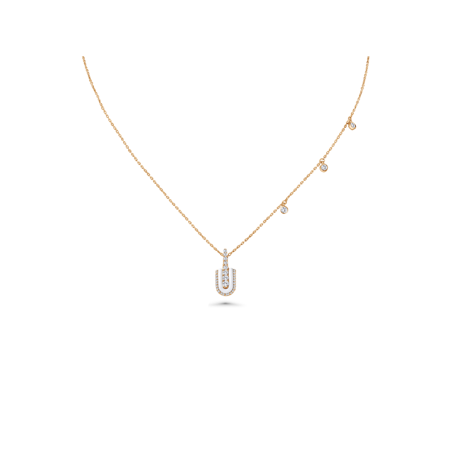 U Solo Necklace With Charms